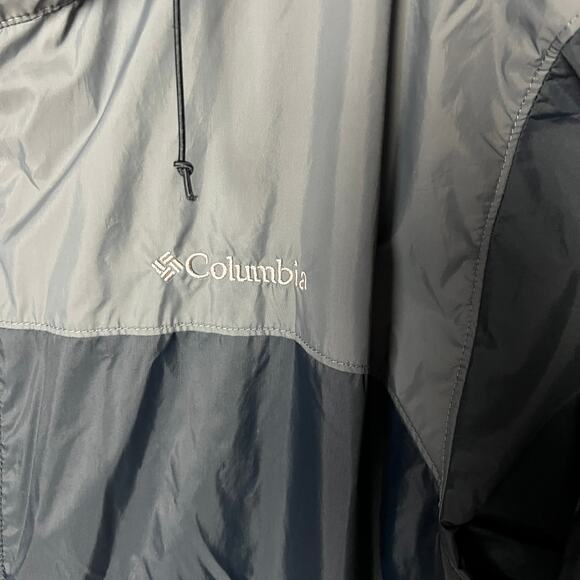 Columbia Men’s 3XLT Hooded Rain Wind Shell Jacket Outdoorcore Gorpcore Utility - Picture 5 of 12